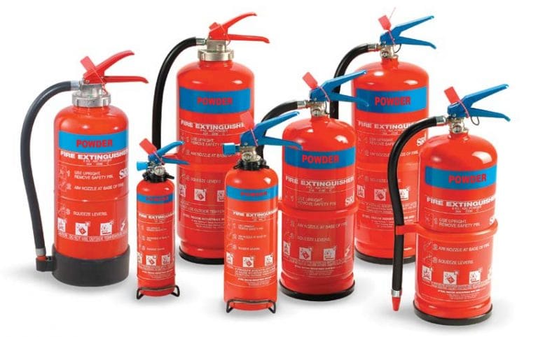 Dry Powder Fire Extinguishers (multi-purpose) - St. Bernard's Health 