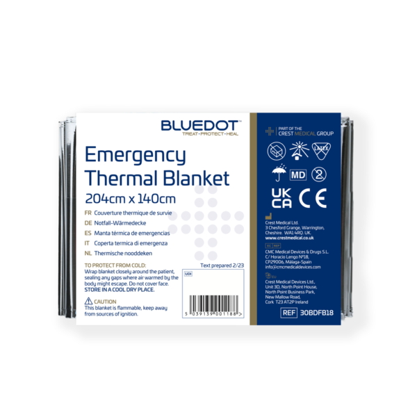 Blue Dot Adult Emergency Thermal Blanket