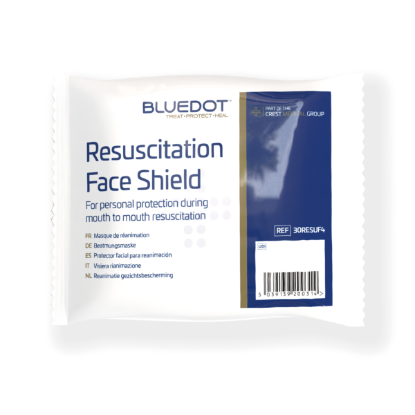 Blue Dot Resuscitation Face Shield