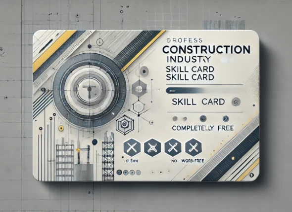 DALL·E 2025-03-21 12.38.49 - A professional construction industry skill card with a 16_9 aspect ratio. The design has a clean and polished look, using neutral tone